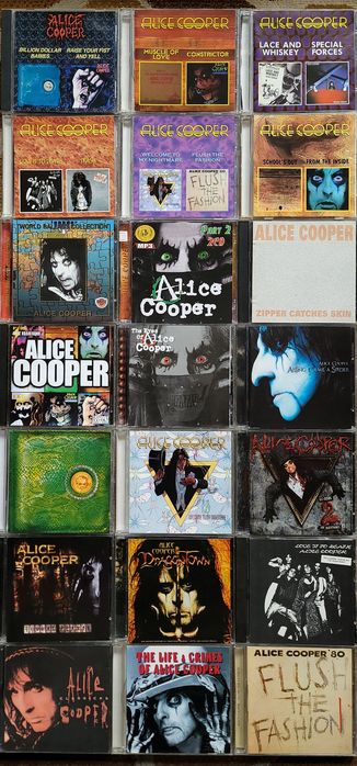 ELO • Alice Cooper •U-2 •Компакт Диски •Музыкальные Диски •Дискографии Рок Групп..•