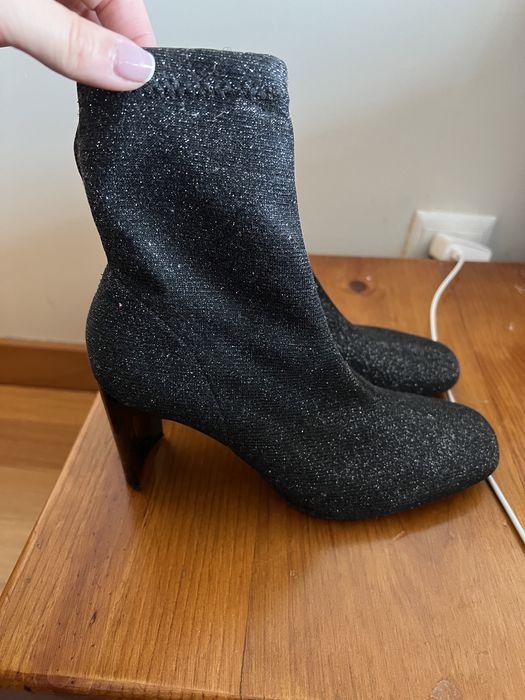 Botins com glitter Bershka Tam 35