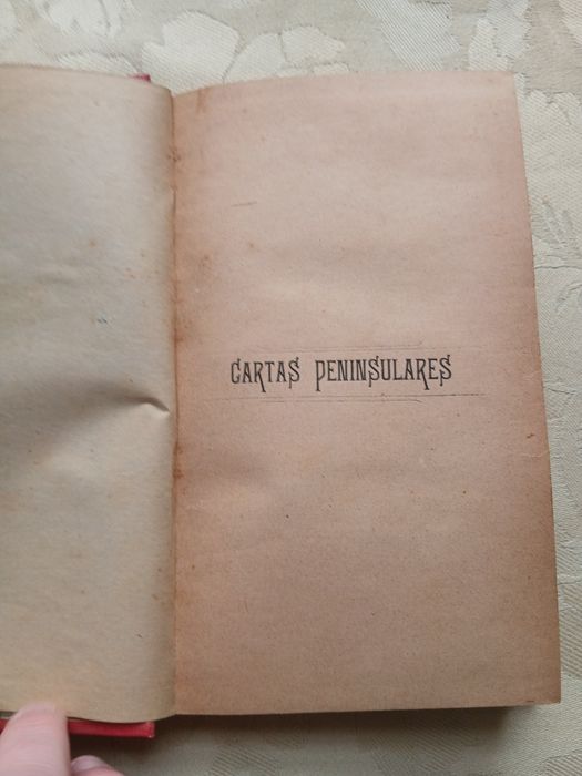Oliveira Martins, Cartas Peninsulares (1ª Edição 1895)