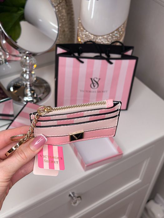 Portfel card holder VS Victoria’s Secret na karty mini portfel brelok