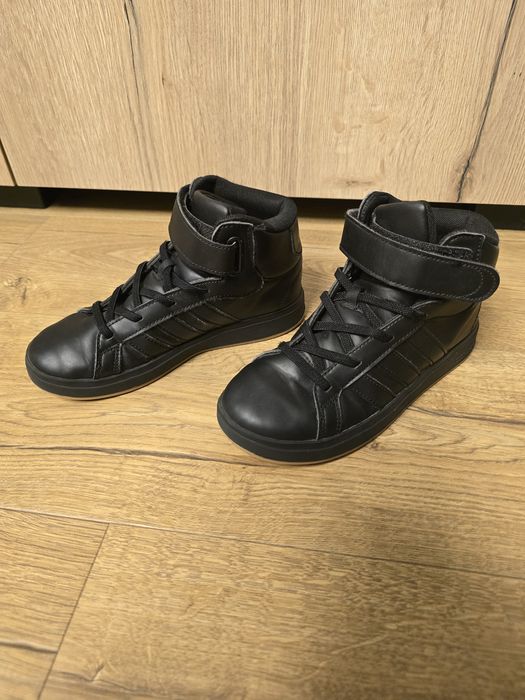 Buty dziecięce Adidas Grand Court Mid 34