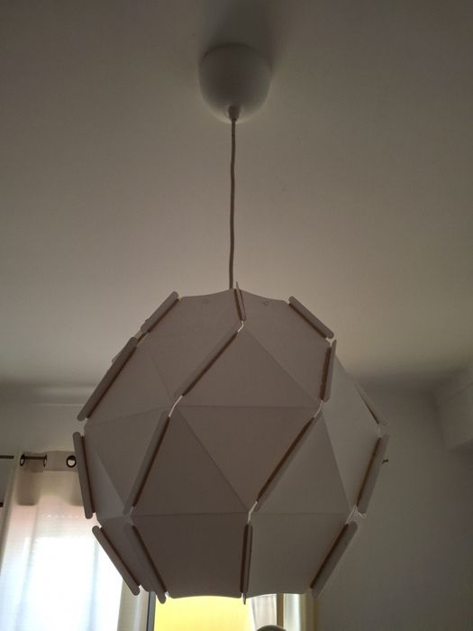 Candeeiro suspenso IKEA branco