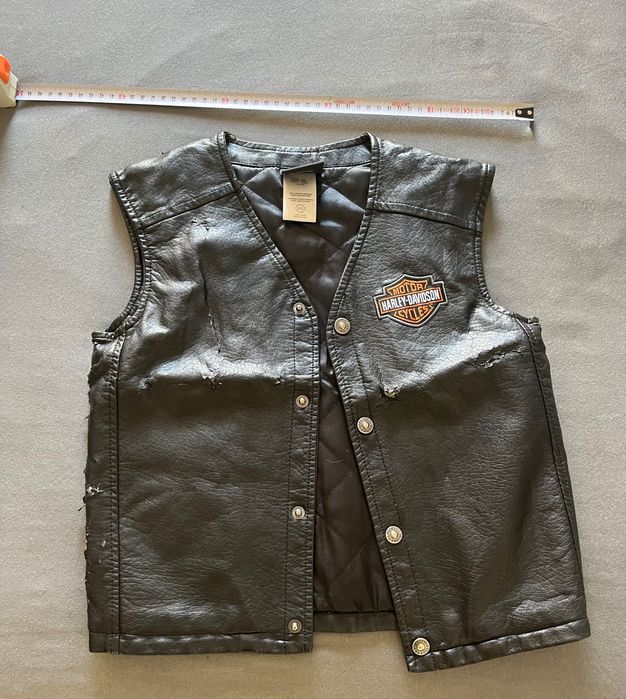 Colete Harley Davidson para criança (tamanho 8/10)