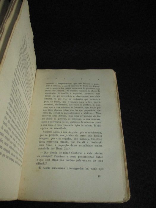 Livro Salazar o homem e a sua obra António Ferro 1ª edição 1933