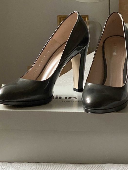 Gino Rossi czółenka skóra lakierowana r. 38,5 – stan bardzo dobry