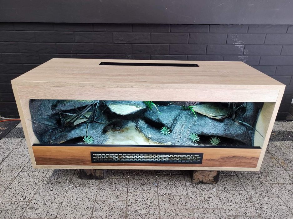 Terrarium 100x40x40 z płyty meblowej wąż boa pyton KOŚCIAN