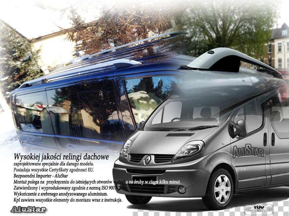 Relingi do Vivaro Trafic Long Extra Mocne