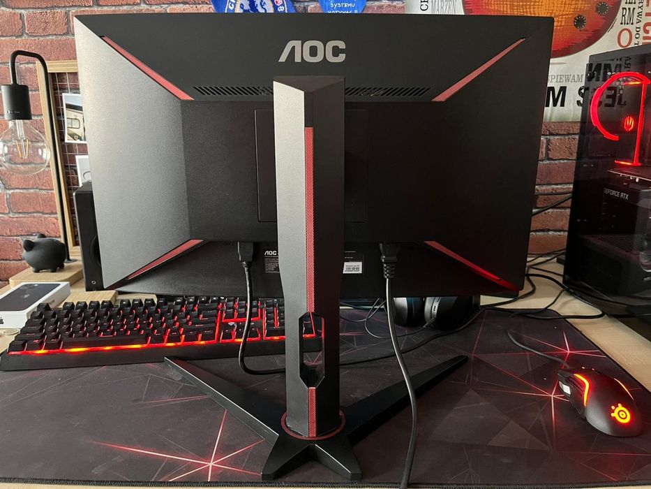 Monitor uszkodzony AOC C24G1 144Hz