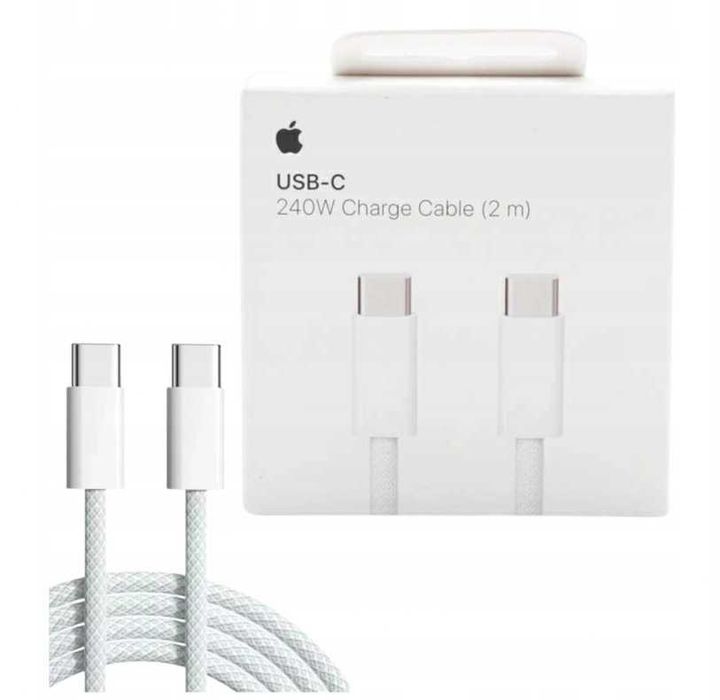 Apple USBC Kabel 2m Oryginalny 240W OPLATANY