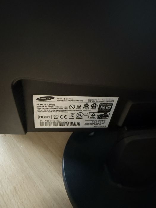 Монитор, блок питания рабочие