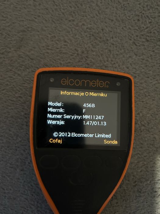 Elcometer 456 z sondą f3