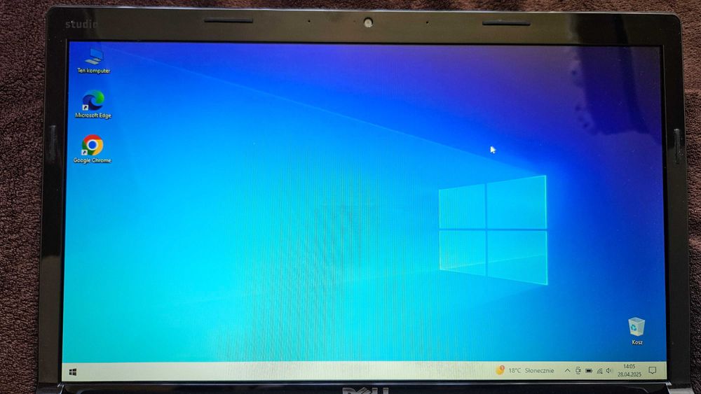 Laptop Dell Studio 1558 PP39L i3 3GB RAM 240GB SSD WIN10 Czerwony15,6"