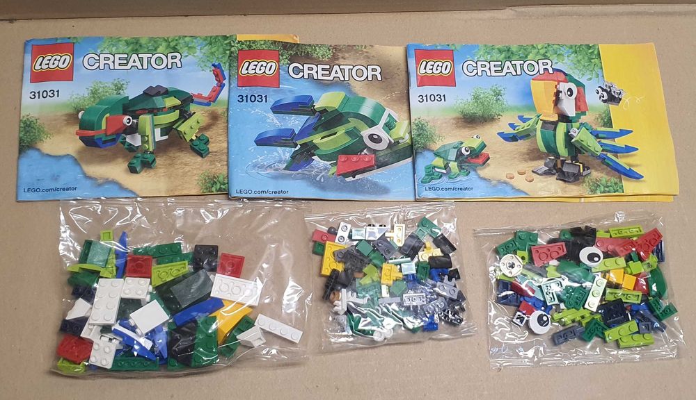 LEGO 31031 Creator 3 w 1 Zwierzęta z lasu deszczowego - bez kartonu