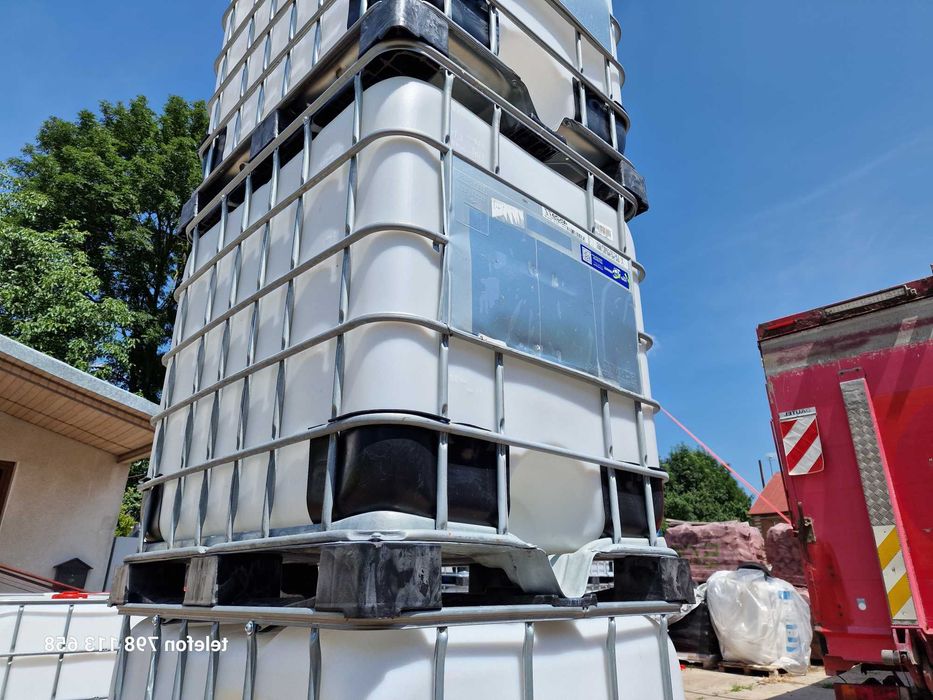 Rośliny Pojemnik Mauzer Zbiornik Kontener Woda Deszczówka Schutz 1000L