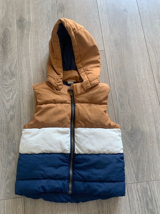 Kamizelka/ bezrękawnik H&M 104 z kapturem