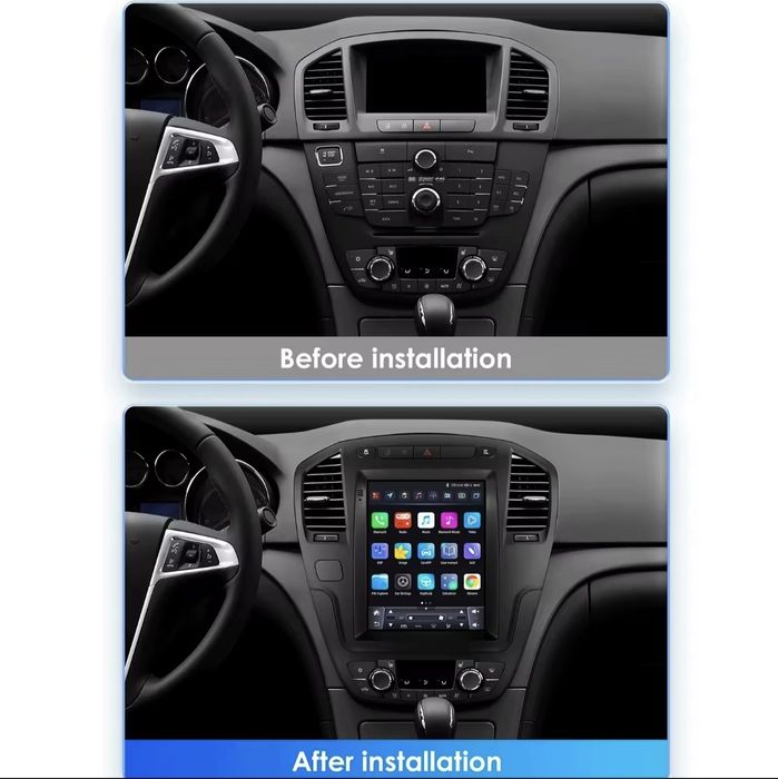 Android магнітола Opel Insignia Carplay Android Auto 6/128 Tesla стиль