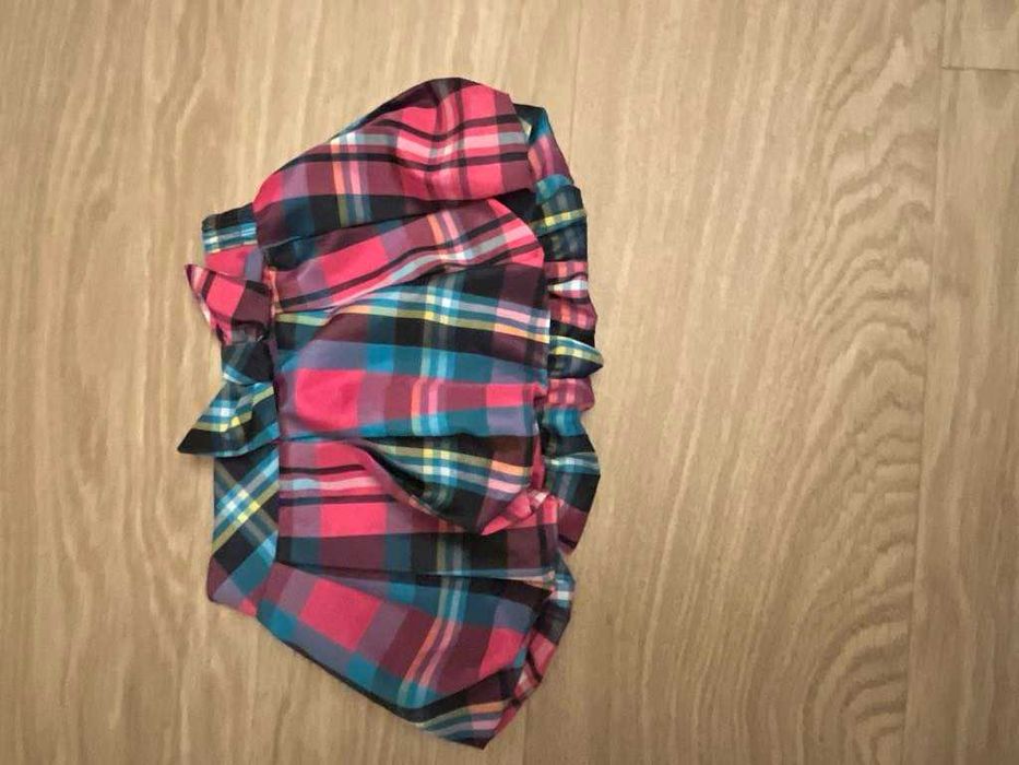 Piękna spódniczka w kratkę Healthtex elegancka sesja jak nowa 74/80