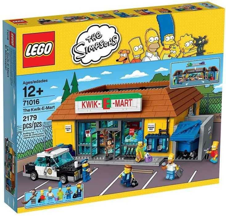 Lego Simpsons House + Lego Kwik-E-Mart + мініфігурки