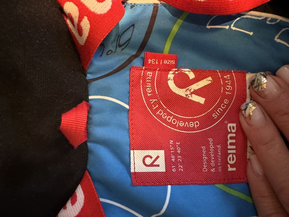 Reima komplet 134 kurtka + spodnie zimowe REIMATEC