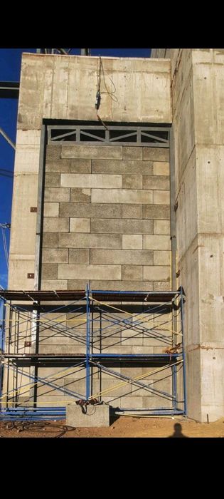 Форма блока лего  размер 2400×600×600   металоконструкц ії