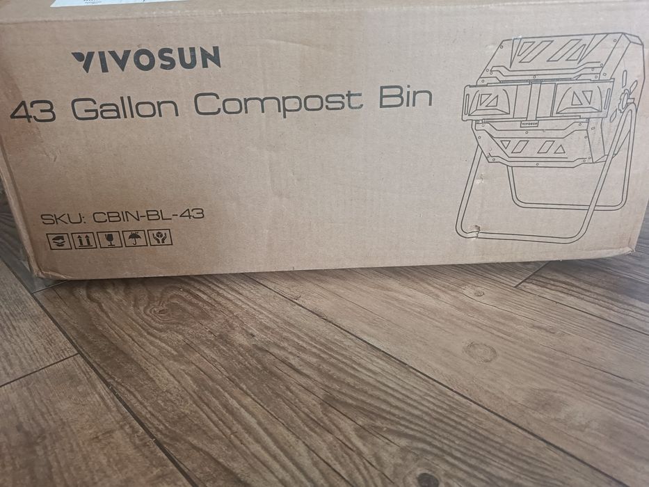 Kompostownik vivosun compost bin 43 gallon