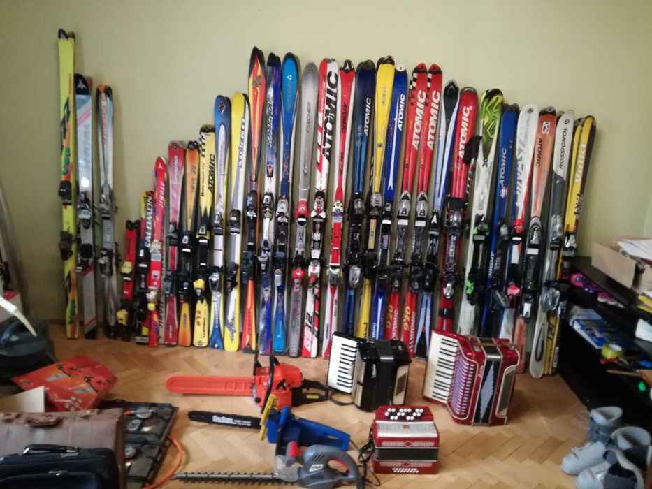 narty różne długości TANIO