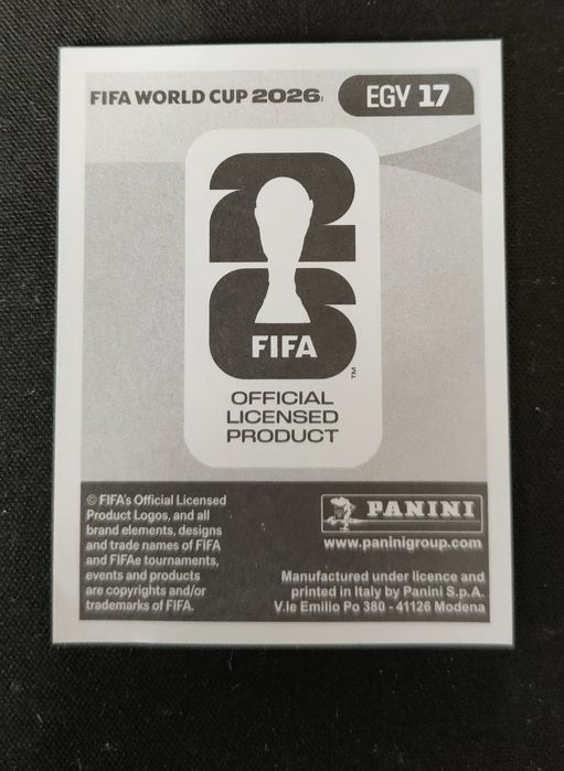 Cromo do mundial 2026 de Salah.