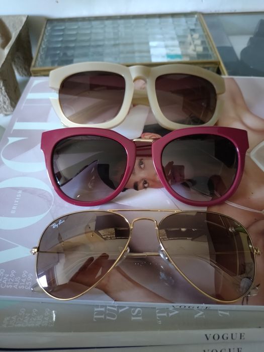 Ray ban trussardi Deni clear okulary przeciwsłoneczne