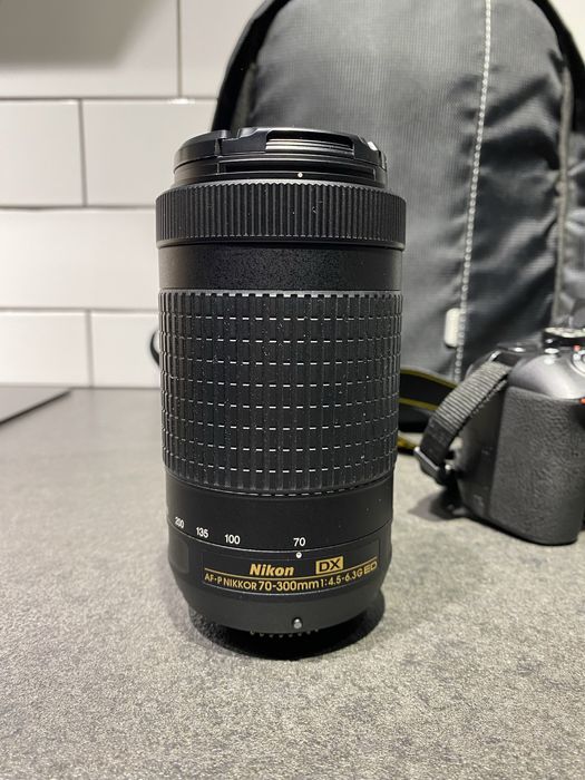 Фотоапарат Nikon D3500, обʼєктив 18-55mm VR + Обʼєктив 70-300mm DX