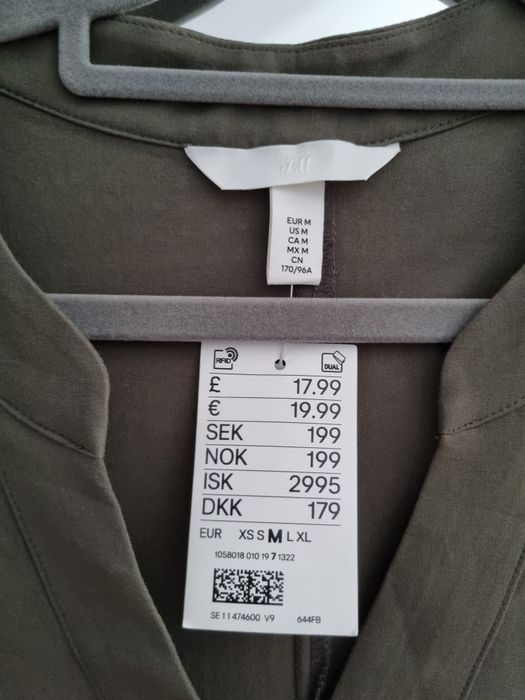 Sukienka H&M M 38 nowa viskoza
