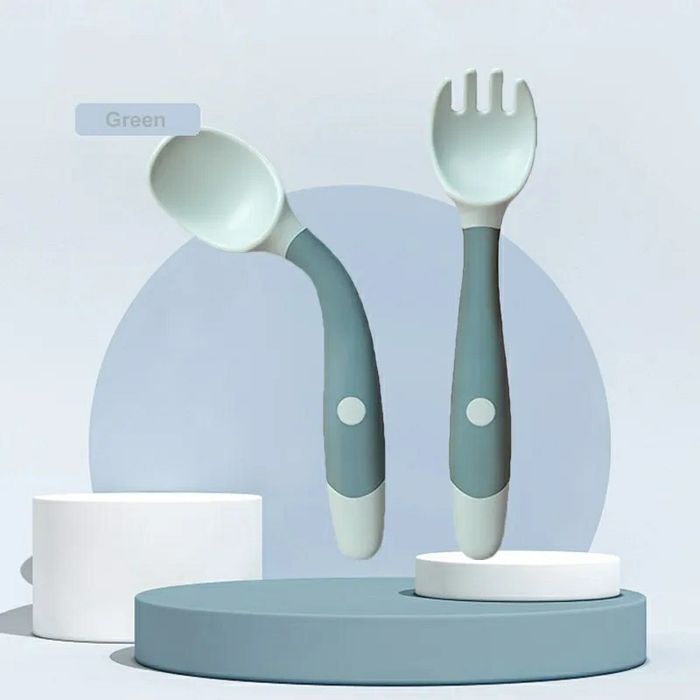 Baby Silicone Cutlery Set