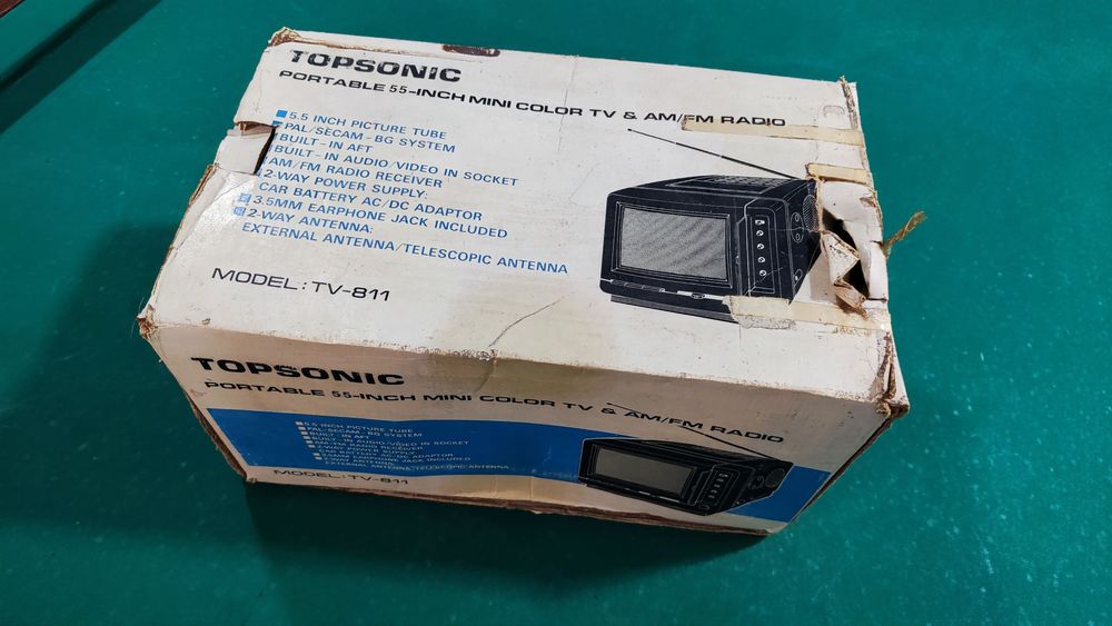 Topsonic CTV 15R televisão e rádio