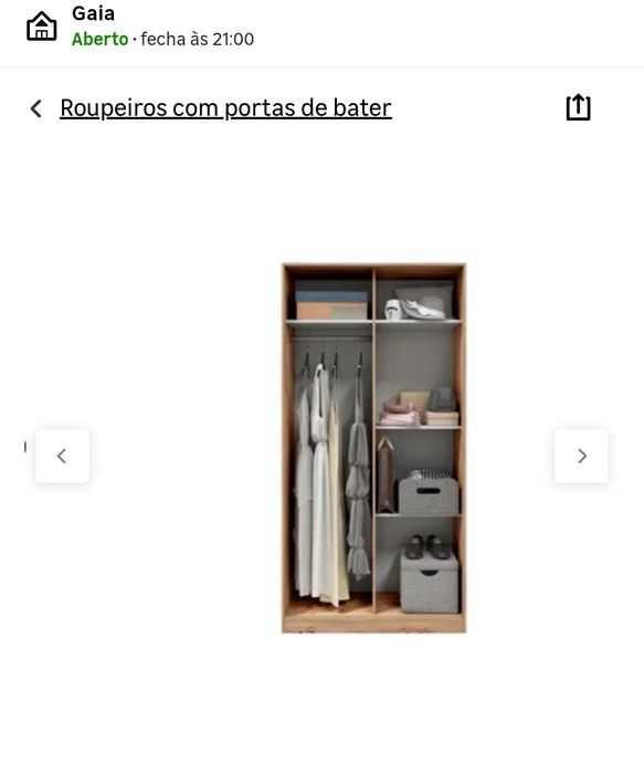 Roupeiro Garona 120x200x50 do Leroy Merlin