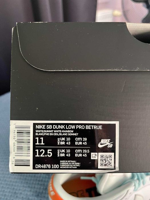 Nike SB Dunk Low Pro Be True 45eu 11us 29cm