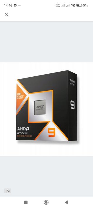 AMD Procesor Ryzen 9 9900X3D AM5 5,5GHz
