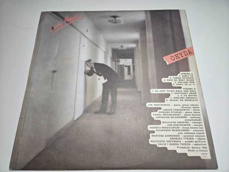 Winyl Lady Pank - Ohyda - 1984 - 1 PRESS EX