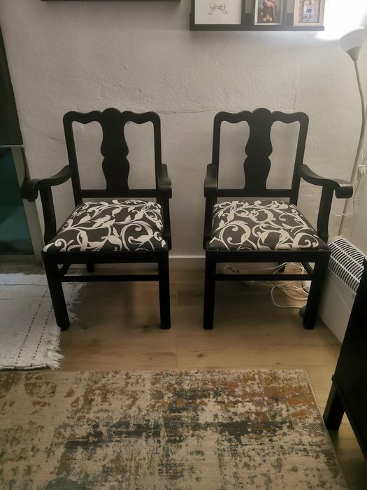 Vendo cadeiras restauradas - conjunto