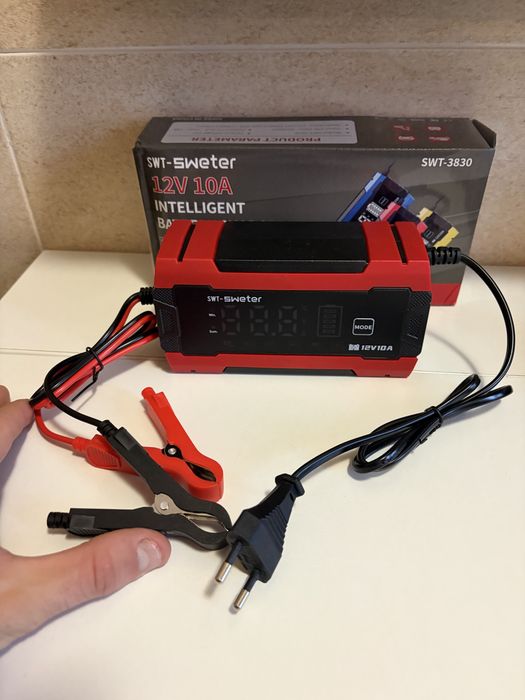 Carregador de baterias Inteligente 12V 10A