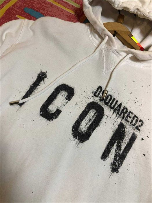 Худи Dsquared2 (оригинал) – ICON белое , размер M