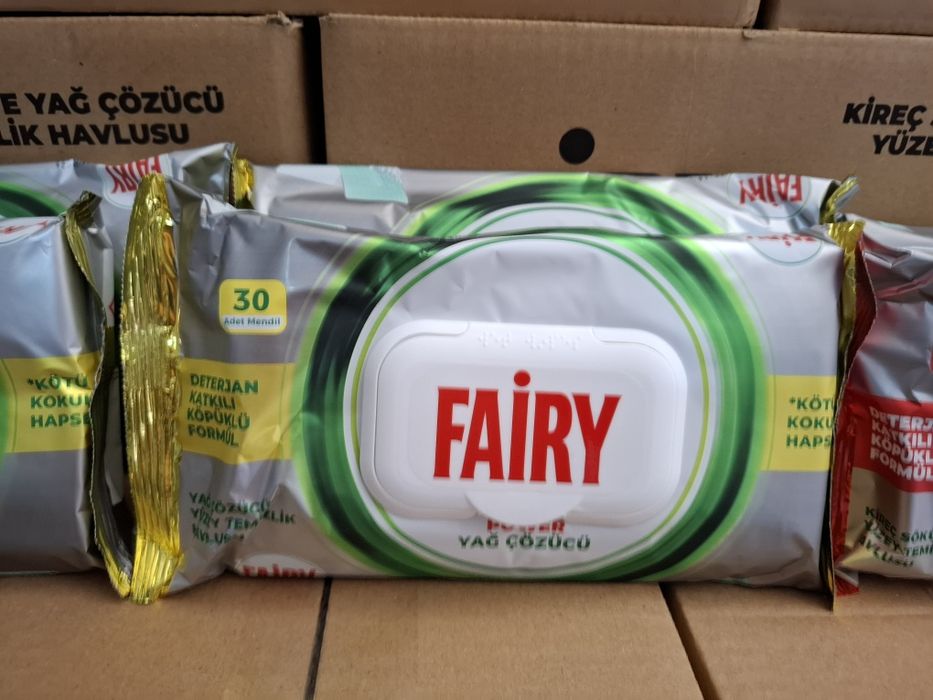 Mega Nowość chusteczki czyszczące Fairy
