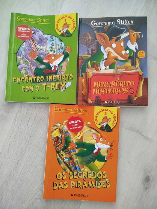 Gerônimo Stilton 1, 2 e manuscrito misterioso