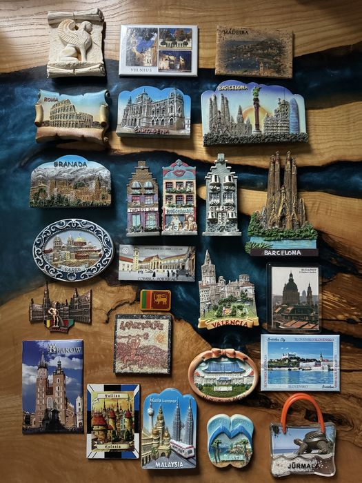 Магніти - країни, міста; магниты на холодильник - страны, города