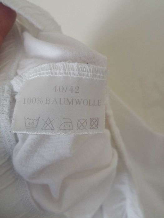 Desiree bawełniane rybaczki damskie białe r 40/42