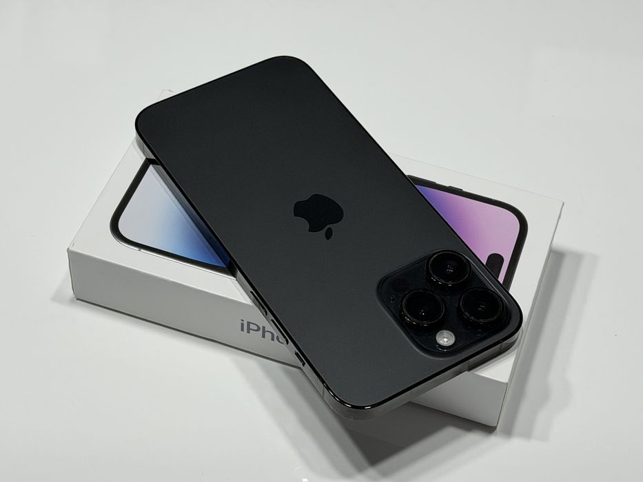 iPhone 14 Pro Max 128 GB Czarny #BDB#Bateria 100%#Apple#Komplet