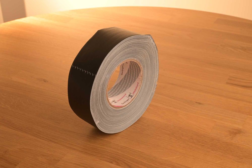 Czarna taśma tkaninowa Gerband Tape 258 BK