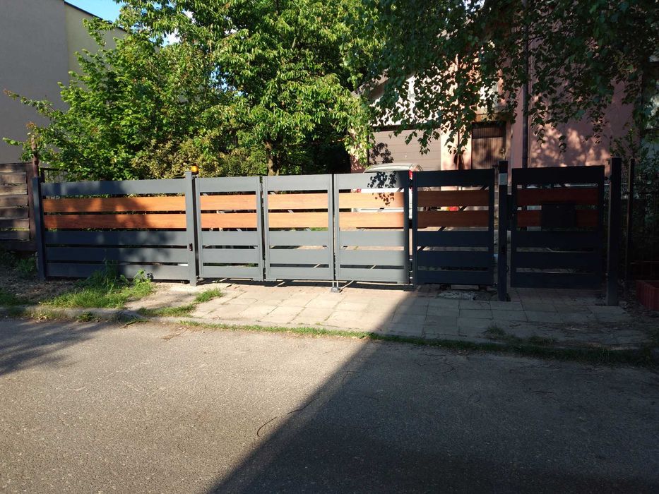 Ogrodzenia nowoczesne palisadowe DREWNOPODOBNE