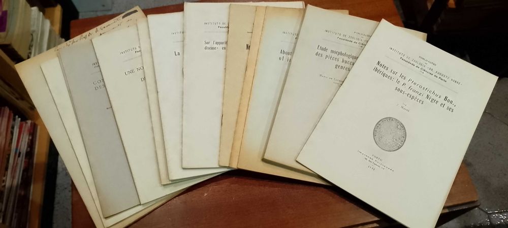 Instituto de Zoologia "Dr, Augusto Nobre" 1942/73 - 15 Unidades