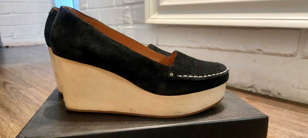 Туфлі нат.замш 37р