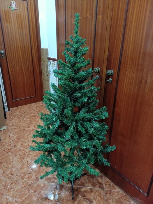 Árvore de natal verde 150 cm casa apartamento vivenda escritório.