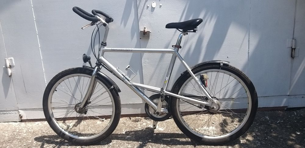 Велосипед Mercedes Benz, планетарная втулка, на клиновидном ремне.